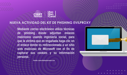 NUEVA ACTIVIDAD DEL KIT DE PHISHING EVILPROXY