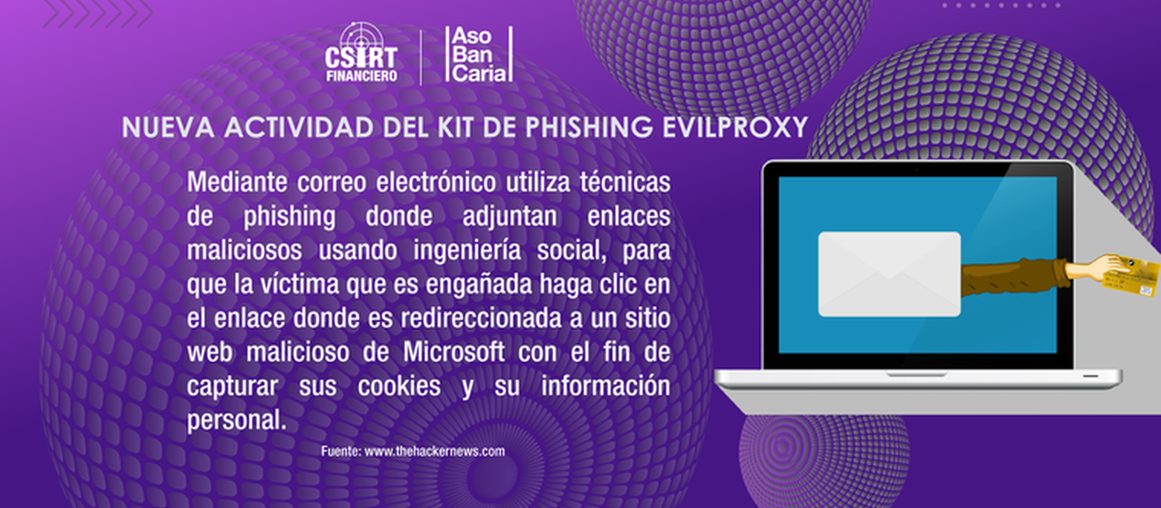 NUEVA ACTIVIDAD DEL KIT DE PHISHING EVILPROXY