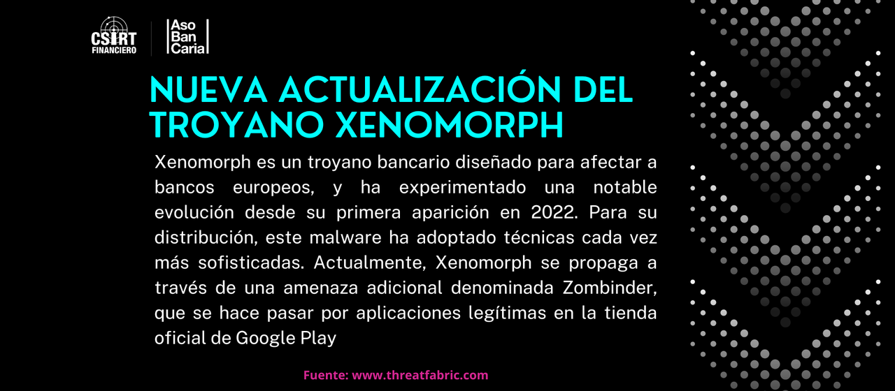 NUEVA ACTUALIZACIÓN DEL TROYANO XENOMORPH