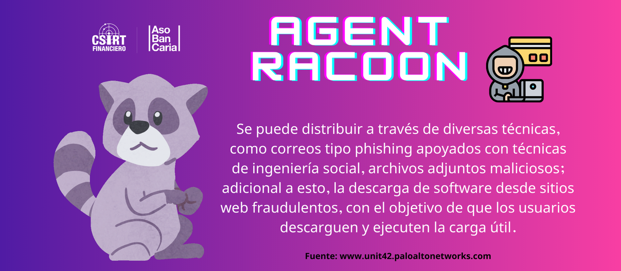 NUEVA AMENAZA DENOMINADA AGENT RACOON