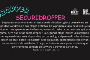 NUEVA AMENAZA PARA DISPOSITIVOS ANDROID DE TIPO DROPPER DENOMINADO SECURIDROPPER