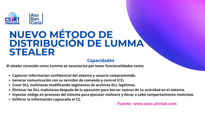 NUEVO MÉTODO DE DISTRIBUCIÓN DE LUMMA STEALER