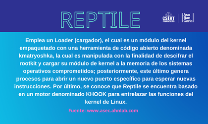 NUEVO ROOTKIT IDENTIFICADO COMO REPTILE