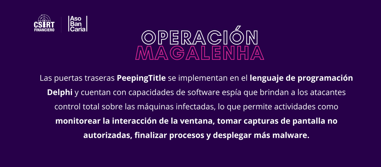 OPERACIÓN MAGALENHA