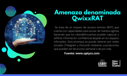 QWIXXRAT NUEVO TROYANO DE ACCESO REMOTO